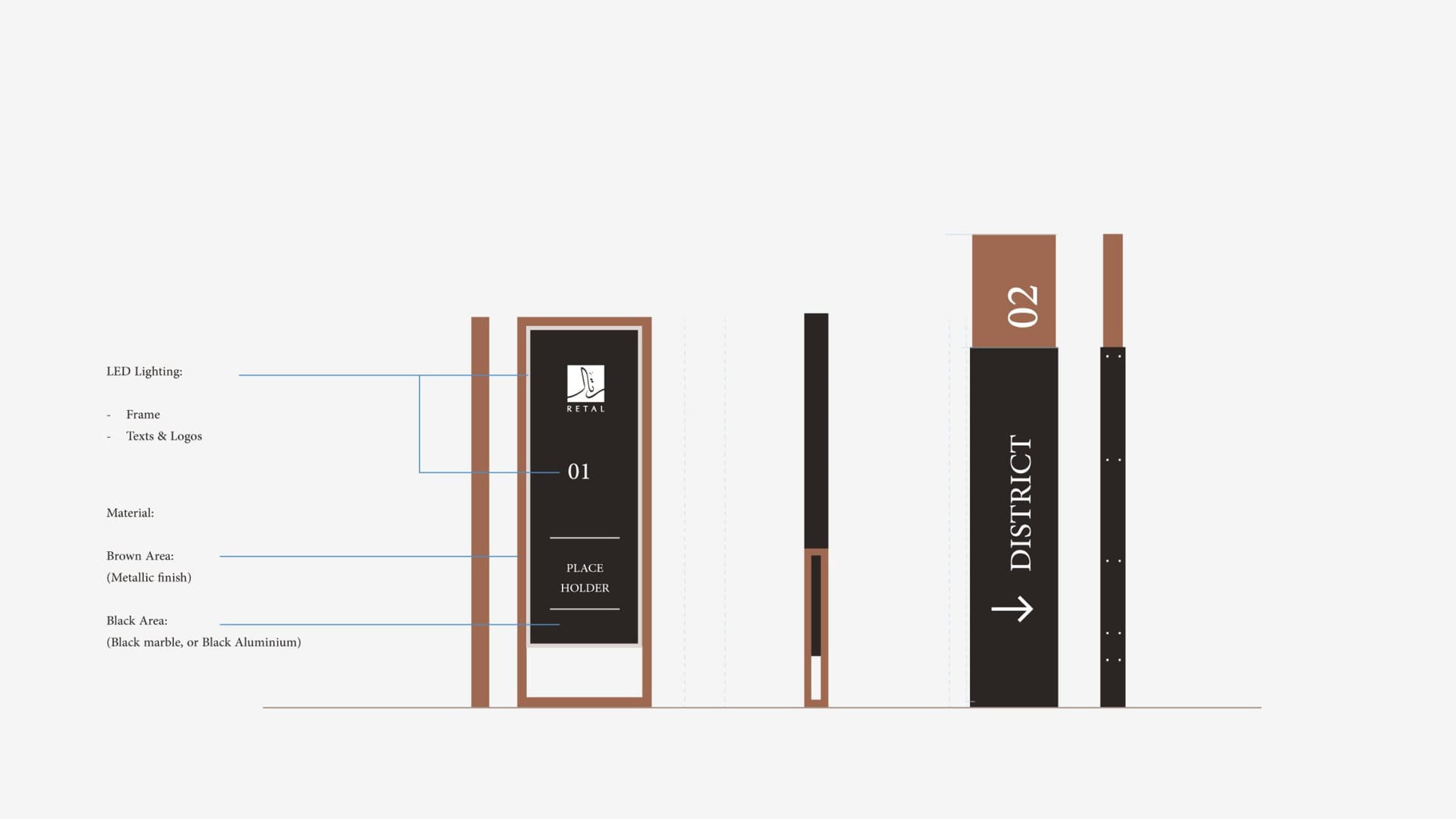 Exterior & Interior Signage System
