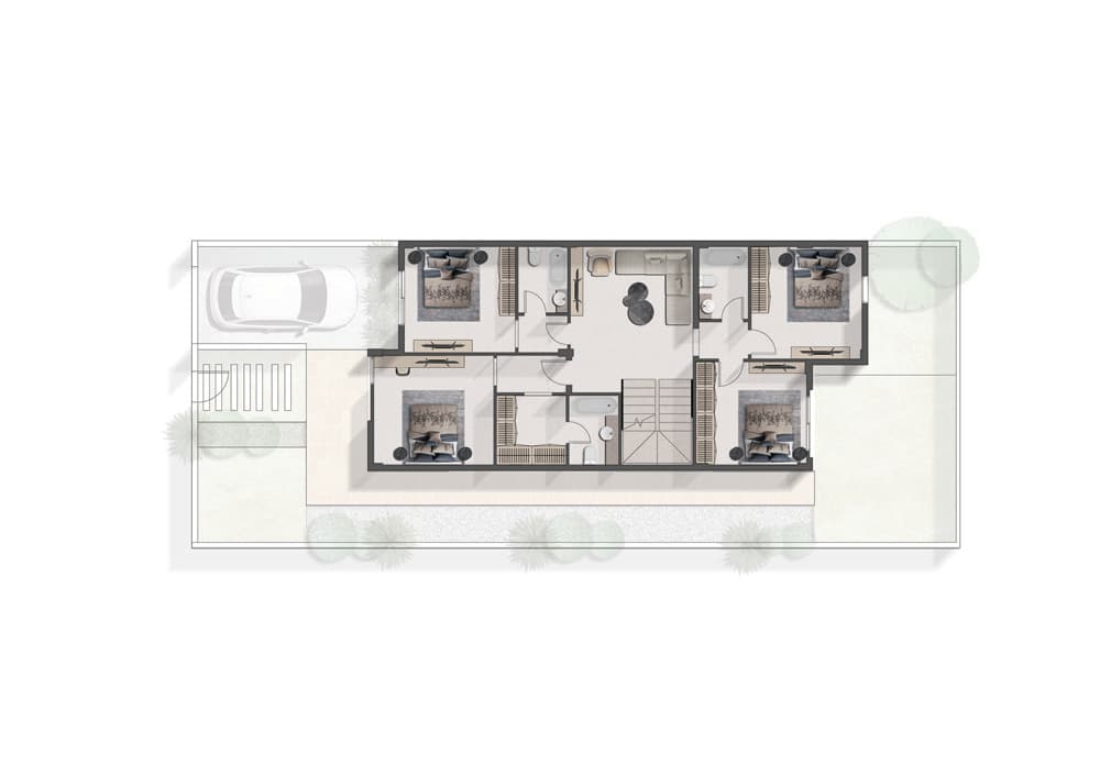 النموذج Stand Alone Villa - B