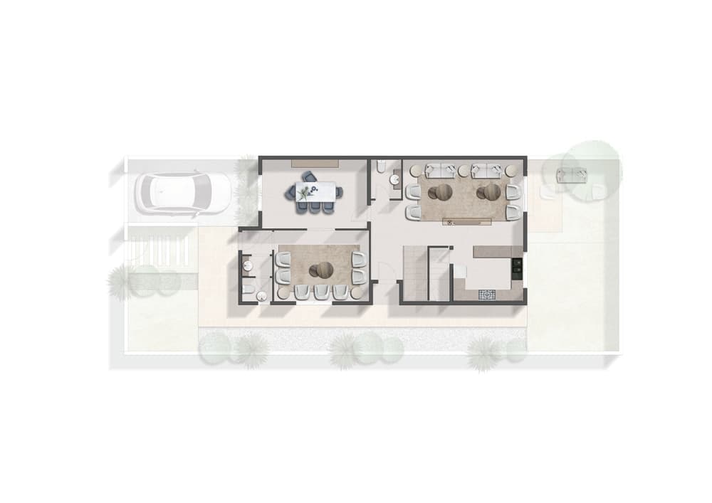النموذج Stand Alone Villa - B